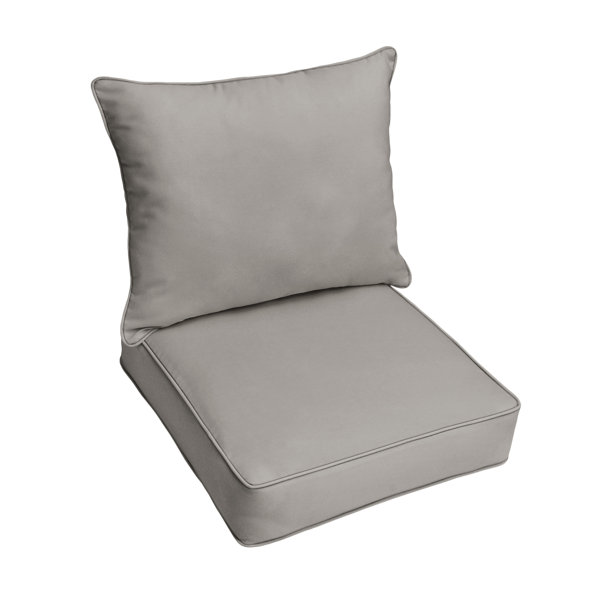 Outdoor Seat/Back Gray Lounge Chair Cushion & Reviews Birch Lane